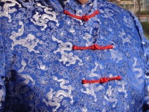 Blue Chinese jacket