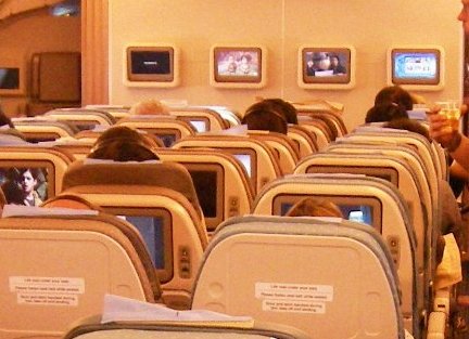 Upper Deck Economy Class cabin